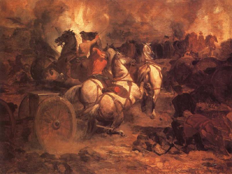 Blythe David Gilmour Battle of Gettysburg France oil painting art
